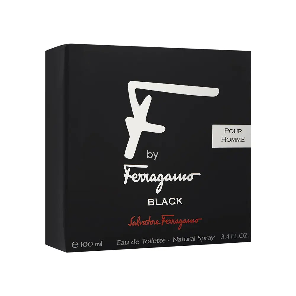 Salvatore Ferragamo F Black for Men – 3.4 oz Eau de Toilette Spray