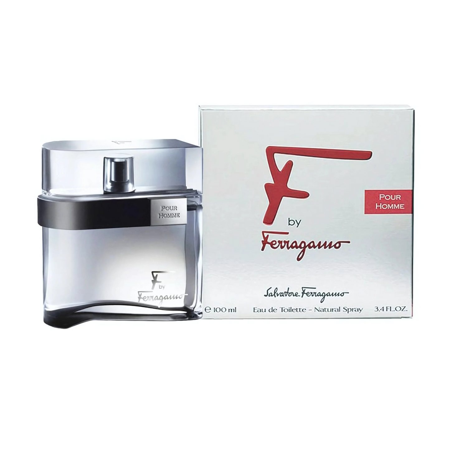 Salvatore Ferragamo F by Ferragamo for Men – 3.4 oz Eau de Toilette Spray