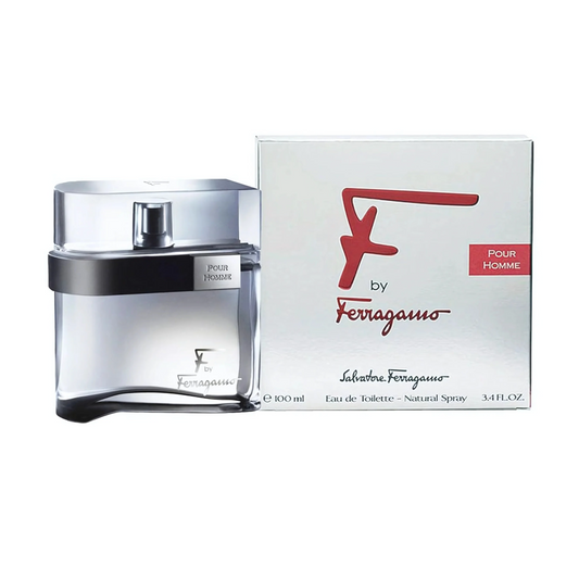 Salvatore Ferragamo F by Ferragamo for Men – 3.4 oz Eau de Toilette Spray