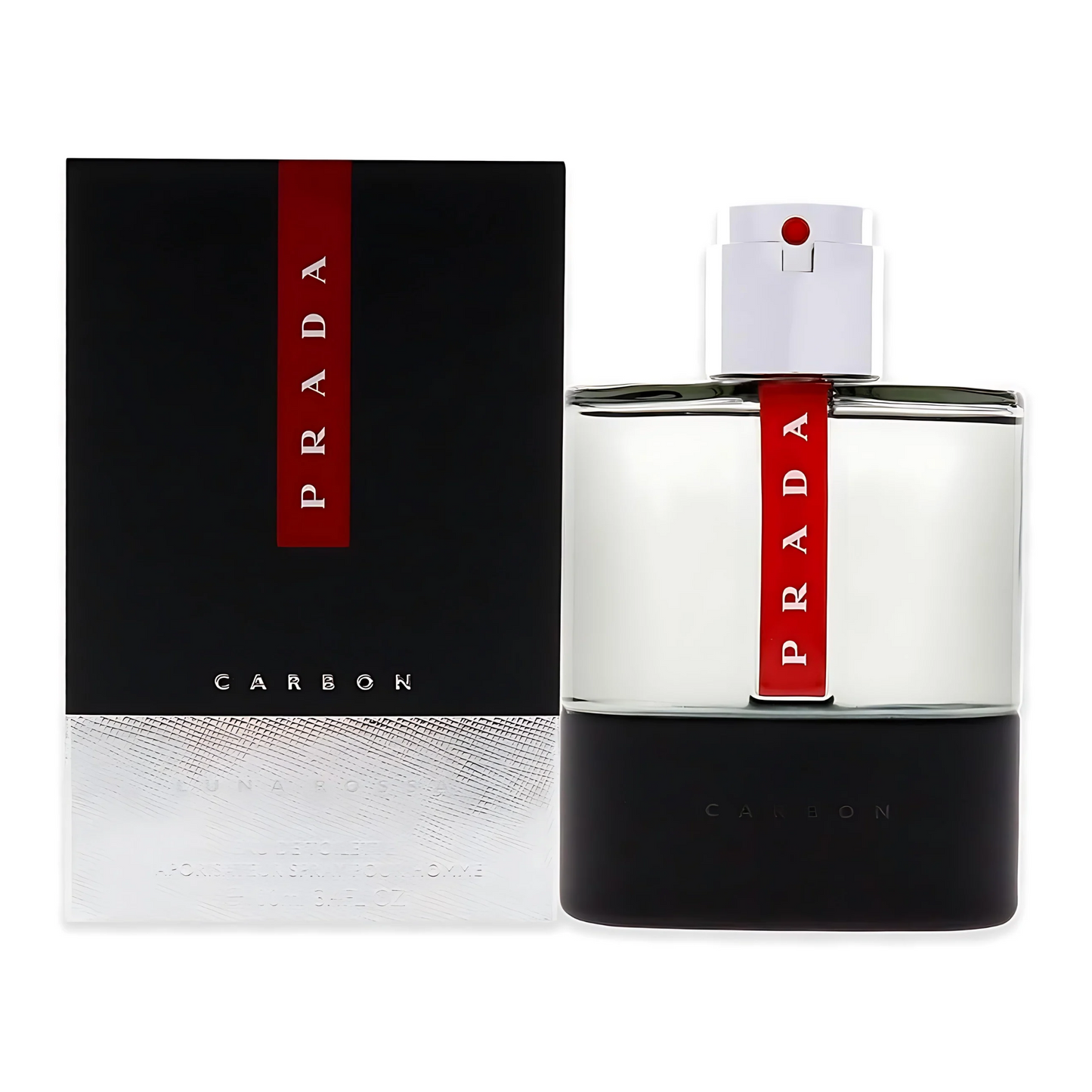 Prada Luna Rossa Carbon for Men – 3.4 oz Eau de Toilette Spray