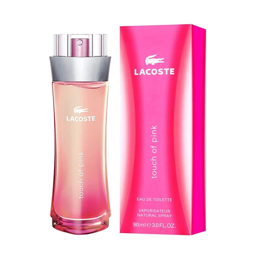 Lacoste Touch of Pink for Women – 3.0 oz Eau de Toilette Spray