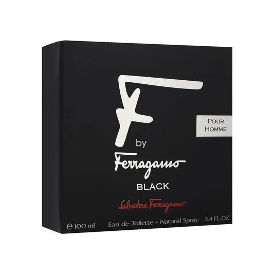 Salvatore Ferragamo F Black for Men – 3.4 oz Eau de Toilette Spray